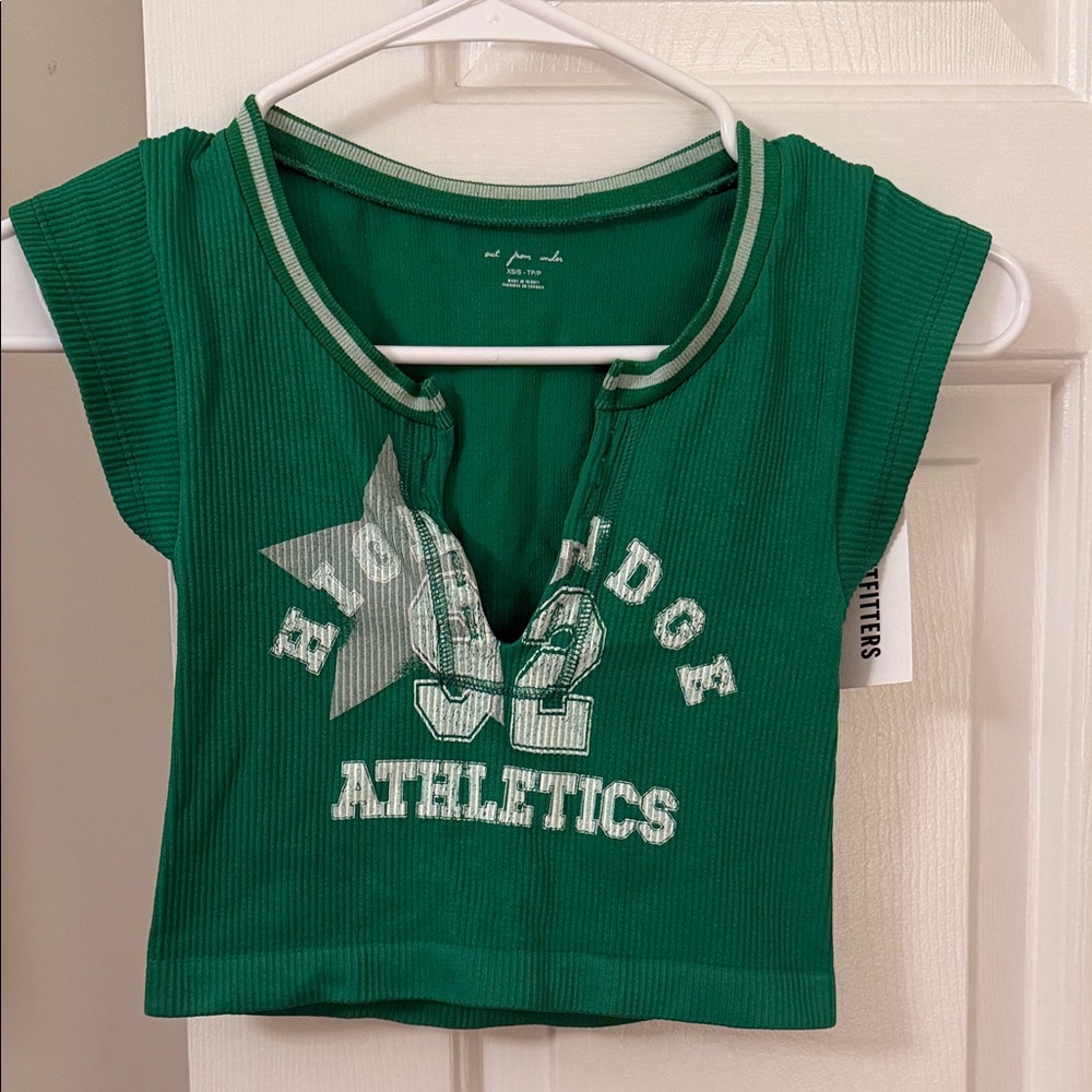 Urban Outfitters Green Kids Athletic Tee